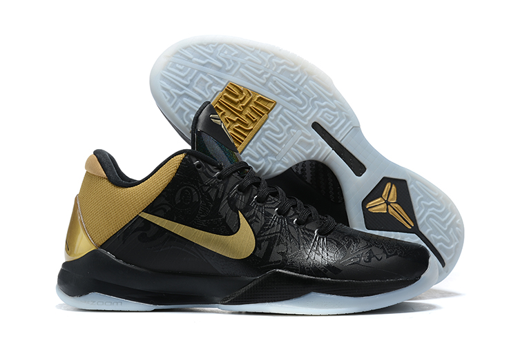 2020 Nike Kobe 5 Black Gold - Click Image to Close